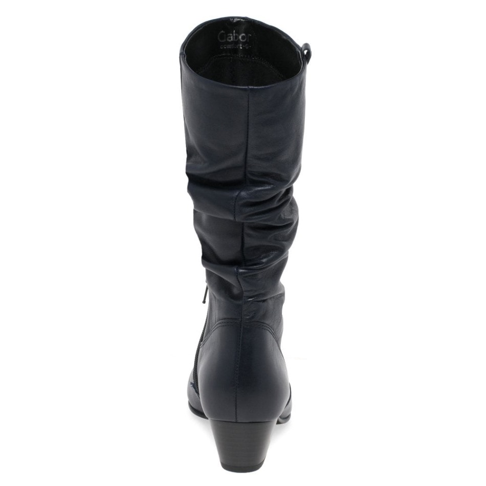 Gabour | Bottes Larges En Cuir Rachel Exclusives Minuit